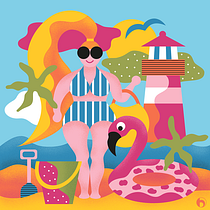 Mein Abschlussprojekt für den Kurs: Digitale Illustration: Farbe trifft Fantasie. Traditional illustration, Drawing, and Digital Illustration project by marion_bobst - 07.16.2024