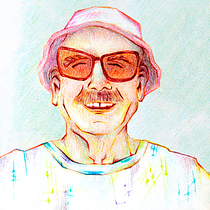 Chavorruco con lápices de colores. Drawing, Portrait Drawing, Sketchbook, and Colored Pencil Drawing project by Elisa Ramón - 07.08.2024