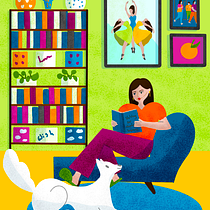 My project for course: Colorful Digital Illustration in Procreate. Un progetto di Illustrazione tradizionale, Disegno, Illustrazione digitale e Disegno digitale di Anna Kostiuchenko - 17.07.2024