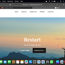 Restart. Projekt z dziedziny Web design, Tworzenie stron internetow, ch, Programowanie bez kodu, Projektowanie produktu c, frowego, UX / UI, Informat i ka użytkownika monilb2004 - 15.07.2024