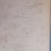 Mi proyecto del curso: Diario de dibujo: crea personajes fantásticos Ein Projekt aus dem Bereich Design von Figuren, Skizzenentwurf, Bleistiftzeichnung, Zeichnung und Sketchbook von yefersonlopezoviedo92 - 18.07.2024