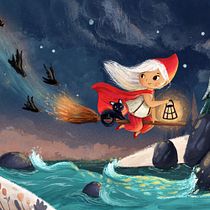 My project for course: Children’s Illustration with Procreate: Paint Magical Scenes. Un progetto di Illustrazione digitale, Illustrazione infantile, Pittura digitale e Albo illustrato di gaarafif12 - 18.07.2024
