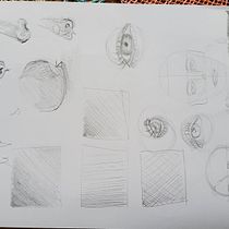 Mon projet du cours : Carnet de portraits : explorez le visage humain. Sketching, Drawing, Portrait Drawing, Artistic Drawing, and Sketchbook project by barbariechante - 07.18.2024