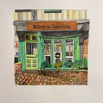 Mi proyecto del curso: Ilustración urbana en acuarela: retrata tu ciudad . % Mayte Del Barrio Velayos tarafından hazırlanan Tablo, Çizim, Sulubo, a Resim, Mimari İllüstras, Ve on projesi - 07.18.2024