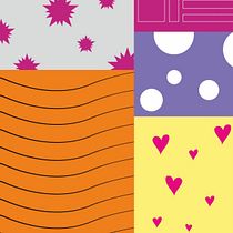 Meu projeto do curso: Design gráfico: a arte da forma e da cor. Graphic Design, Product Design, Pattern Design, Poster Design, Digital Drawing, and Color Theor project by claudiabrazao92 - 07.17.2024