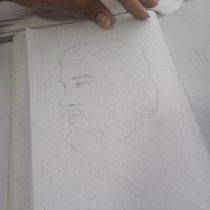 Mi proyecto del curso: Sketchbook de retrato: explora el rostro humano. Sketching, Drawing, Portrait Drawing, Artistic Drawing, and Sketchbook project by Ana Maria Reyes Reyes - 07.19.2024