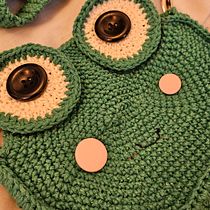 My project: froggie crochet. Fashion Design, DIY, Crochet, Textile Design, Upc, and cling project by gigileiger - 07.19.2024