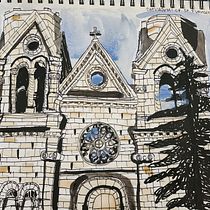 My project for course: Artistic Watercolor Sketching: Dare to Express Your Ideas. Ilustração tradicional, Esboçado, Criatividade, Desenho, Pintura em aquarela, e Sketchbook projeto de lbbykowski - 19.07.2024