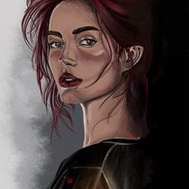 Mi proyecto del curso: Retrato ilustrado con Procreate. Projekt z dziedziny Trad, c, jna ilustracja, Grafika wektorowa, Ilustracja c, frowa i Portret użytkownika esrinconjess - 19.07.2024