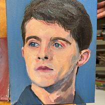 My project for course: Portrait Painting with Oil: Explore Light and Shade. Fine Arts, Painting, and Oil Painting project by Keli DiRisio - 07.18.2024