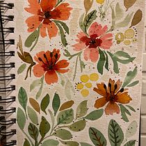 Mi proyecto del curso: Acuarela floral: conecta con la naturaleza. Ilustração tradicional, Pintura, Pintura em aquarela e Ilustração botânica projeto de Francisca Muñoz - 21.07.2024