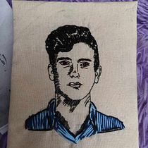 Mi proyecto del curso: Creación de retratos bordados. Un projet de Broderie , et Design textile de Yhasmin Contreras Velasquez - 21.07.2024