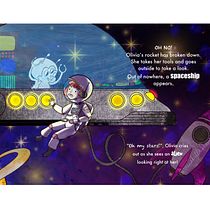 A girl and her alien. Traditional illustration, Character Design, Digital Illustration, Children's Illustration, and Digital Drawing project by Mia Lopez - 07.22.2024