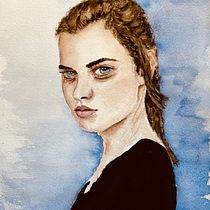 Mi proyecto del curso: Retrato en acuarela a partir de una fotografía. Traditional illustration, Watercolor Painting, and Portrait Drawing project by Toribio Alonso Portal - 07.22.2024