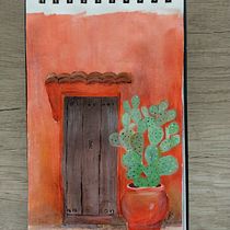 My project for course: Gouache Techniques for Illustration Ein Projekt aus dem Bereich Traditionelle Illustration, Skizzenentwurf, Kreativität, Zeichnung, Aquarellmalerei, Sketchbook und Gouachemalerei von Sunet Vermaak - 22.07.2024