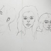 My project for course: Portrait Sketchbooking: Explore the Human Face. Sketching, Drawing, Portrait Drawing, Artistic Drawing, and Sketchbook project by matt_nicholas - 07.24.2024