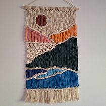 Mi proyecto del curso: Creación de tapices de macramé inspirados en la naturaleza desde cero. Un progetto di Macramè e Textile Design di juguz2004 - 13.07.2024