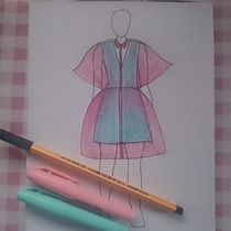 Mi proyecto del curso: Ilustración de bocetos de moda. Een project van Traditionele illustratie,  Schetsen,  Modeontwerp, Digitale tekening y Mode-illustratie van jemiparodi123 - 22.07.2024