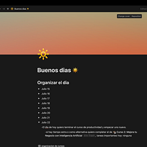 Mi proyecto de técnicas para mejorar la productividad. Education project by Sergio Jimenez Reyes - 07.23.2024