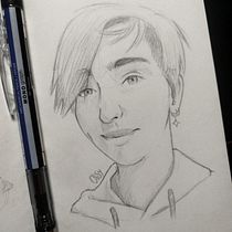 Mon projet du cours : Carnet de portraits : explorez le visage humain. Sketching, Drawing, Portrait Drawing, Artistic Drawing, and Sketchbook project by Mariana Gourdon - 07.08.2024