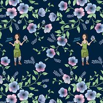 Mi proyecto del curso: Creación de estampados en acuarela. Pattern Design, Fashion Design, and Watercolor Painting project by Maria Victoria Comas - 07.23.2024