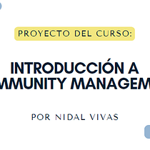 Mi proyecto del curso: Introducción al community management. Redes sociais, Marketing digital, Marketing de conteúdo, Marketing para Facebook, e Marketing para Instagram projeto de Nidal Vivas Faraj - 21.07.2024