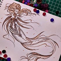Mi proyecto del curso: Sketchbook fantástico: dibuja personajes desde la imaginación. Ilustração tradicional, Criatividade, Desenho, e Sketchbook projeto de Lorena Rifo Sepulveda - 24.07.2024