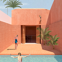 Mi proyecto del curso: Representación gráfica de proyectos arquitectónicos. Un projet de Architecture, Design graphique, Architecture d'intérieur, Design d'intérieur, Pa, sagisme, Collage, Architecture numérique et Illustration architecturale de Leilani AH - 25.07.2024