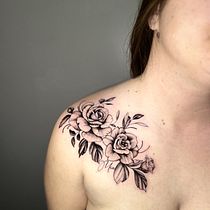 Mi proyecto del curso: Tatuaje botánico con puntillismo. Ilustração tradicional, Desenho de tatuagens e Ilustração botânica projeto de Tania Prats - 25.07.2024