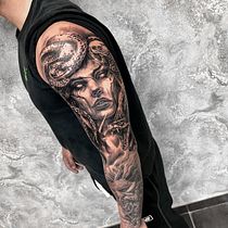 Mi proyecto del curso: Técnicas de tatuaje blackwork con línea fina. Un progetto di Design di tatuaggi di Tania Prats - 25.07.2024