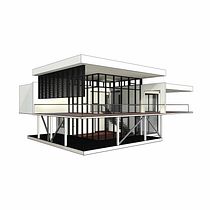 Mi proyecto del curso: Diseño y modelado arquitectónico 3D con Revit. Een project van 3D, Architectuur, Interactief ontwerp,  3D-modellering, Digitale architectuur y Architecturale visualisatie van Angel Manuel Gonzalez Leon - 25.07.2024