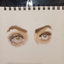 Il mio progetto del corso: Disegno ad acquerello: dipingere occhi espressivi. Fine Arts, Painting, Watercolor Painting, and Portrait Drawing project by Liam Caruso - 07.26.2024