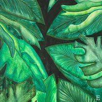 Mi proyecto del curso: Creación de paletas de colores: El Bosque🌿🍃. Un progetto di Illustrazione tradizionale, Belle arti, Pittura, Pittura ad acquerello e Teoria del colore di Estefanía Jiménez - 16.07.2024