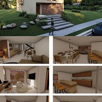 Mi proyecto del curso: Diseño y modelado arquitectónico 3D con Revit. Een project van 3D, Architectuur, Interactief ontwerp,  3D-modellering, Digitale architectuur y Architecturale visualisatie van Santiago Abadía Zuluaga - 28.07.2024
