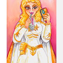 Estrella . Traditional illustration, Painting, Watercolor Painting, Portrait Drawing, Children's Illustration, and Colored Pencil Drawing project by Nico Benitez - 07.28.2024