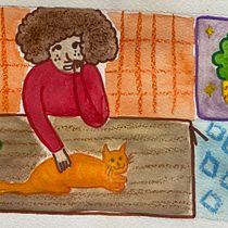 Mi proyecto del curso: Sketchbook para explorar tu estilo de dibujo. Un proyecto de Ilustración tradicional, Bocetado, Creatividad, Dibujo, Pintura a la acuarela, Sketchbook y Pintura gouache de hanniahgsy - 25.07.2024