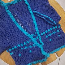 Mi proyecto del curso: Top-down: Bolero Canela con adaptación . Fashion Design, Fiber Arts, DIY, Crochet, and Textile Design project by khdz19 - 07.26.2024