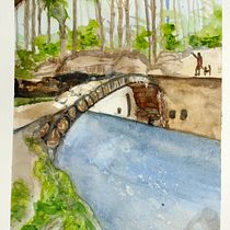 My project for course: Painting Realistic Watercolor Landscapes. Projekt z dziedziny  Sztuki piękne,  Malarstwo, Sketching, Malowanie akwarelą, Ilustracja naturalist, czna, Trad, c i jna ilustracja użytkownika Jiřina Soukupová - 28.07.2024