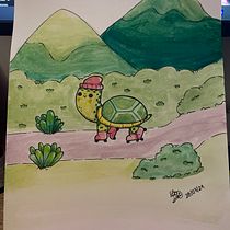 Mi proyecto del curso: Técnicas de ilustración con acuarela y gouache. Un proyecto de Ilustración tradicional, Bellas Artes, Pintura, Pintura a la acuarela, Ilustración infantil y Pintura gouache de Yeniree Centeno - 26.07.2024
