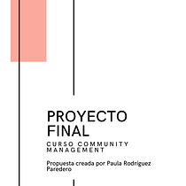 Mi proyecto del curso: Introducción al community management. Redes sociais, Marketing digital, Marketing de conteúdo, Marketing para Facebook, e Marketing para Instagram projeto de tania - 29.07.2024