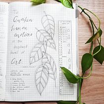 My project for course: Introduction to Illustrated Bullet Journaling. Un projet de Illustration traditionnelle, Lettering, Dessin , et Lettering manuel de Stella Marie Cabilao - 23.07.2024