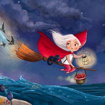 My project for course: Children’s Illustration with Procreate: Paint Magical Scenes. Un progetto di Illustrazione digitale, Illustrazione infantile, Pittura digitale e Albo illustrato di Aslı Toy - 29.07.2024