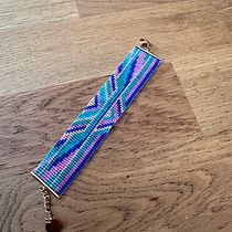 My project for course: Beaded Jewelry Design: Weave Elegant Patterns. Accessor, Design, Arts, Crafts, Jewelr, Design, and Fiber Arts project by Beril Cetin - 07.29.2024