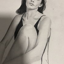 Mi proyecto del curso: Retrato realista con lápiz de grafito. Un progetto di Illustrazione tradizionale, Belle arti, Bozzetti, Disegno a matita, Disegno, Disegno di ritratti, Disegno realistico, Disegno artistico e Disegno anatomico di Alejandro Mendoza - 30.07.2024