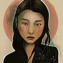 Mijn project van de cursus: Geïllustreerd portretteren met Procreate. Projekt z dziedziny Trad, c, jna ilustracja, Grafika wektorowa, Ilustracja c, frowa i Portret użytkownika sharon_koster - 30.07.2024