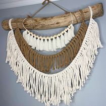 Mi proyecto del curso: Macramé: crea diseños originales con nudos sencillos Ein Projekt aus dem Bereich Erweiterungsentwicklung, Dekoration von Innenräumen, Weben und Makramee von francesca.lassnibatt - 31.07.2024
