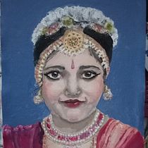 My project for course: Portrait Painting with Oil: Explore Light and Shade. Fine Arts, Painting, and Oil Painting project by Akaasha Awasthi - 07.29.2024
