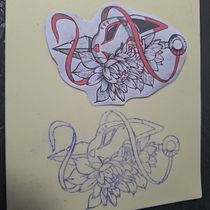 Mi proyecto del curso: Técnicas de tatuaje blackwork con línea fina. Un progetto di Design di tatuaggi di Aizen Duran - 31.07.2024