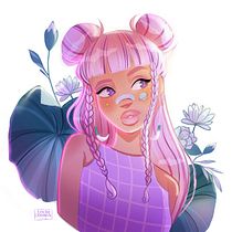My project for course: Cartoon-Style Character Portraits with Procreate. Design de personagens, Ilustração digital, Desenho digital, e Pintura digital projeto de marlene_10_2 - 31.07.2024