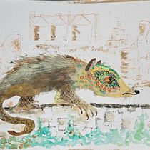 Mein Abschlussprojekt für den Kurs: Kreative Illustrationstechniken mit Gouache. Traditional illustration, Character Design, Fine Arts, Painting, Children's Illustration, Gouache Painting, and Picturebook project by a. kai. - 08.01.2024